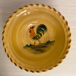 Home “Rooster” 11” Round Vegetable Bowl / Serving Bowl / Discontinued Serveware